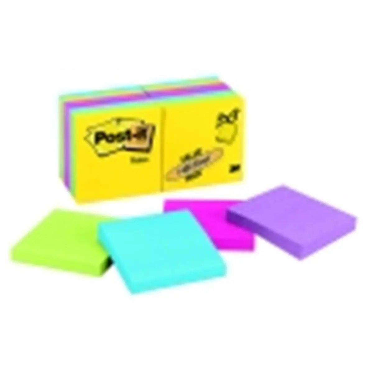 3x3 in Sticky Paper Pads - 100 Sheets, 14-Pack Standard Pack for Office Stationery Supplies