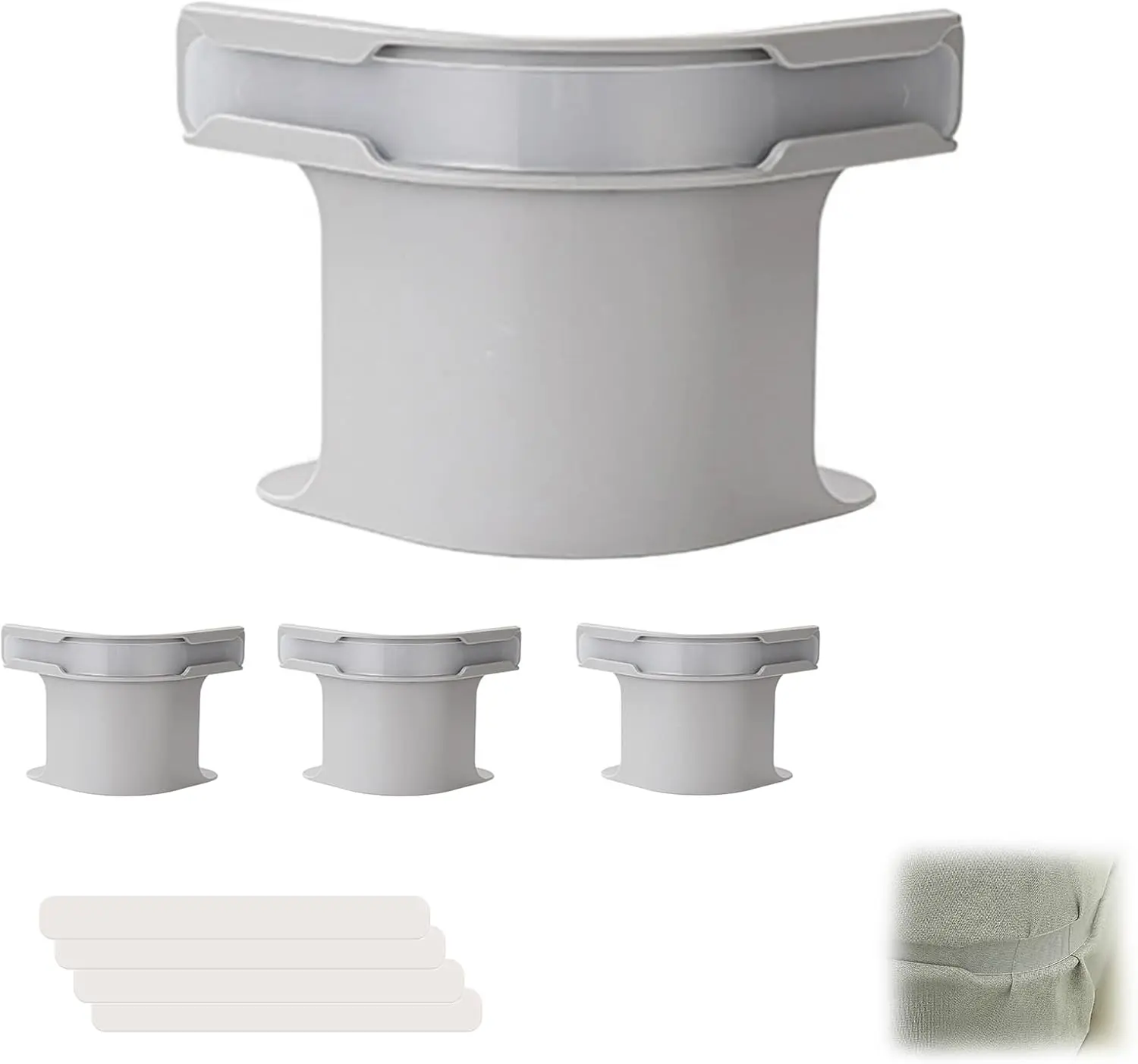 4-Pack Bed Sheet Holders, Non-Slip Fitted Sheet Corner Fasteners, Easy-Install Mattress Sheet Clips to Keep Bedding Secure and Neatly in Place