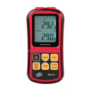 Contact thermometer, thermocouple thermometer, dual-channel thermometer, temperature measuring instrument