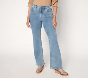 Me by Jennie Garth Regular Studded Bootcut Jeans- Indigo