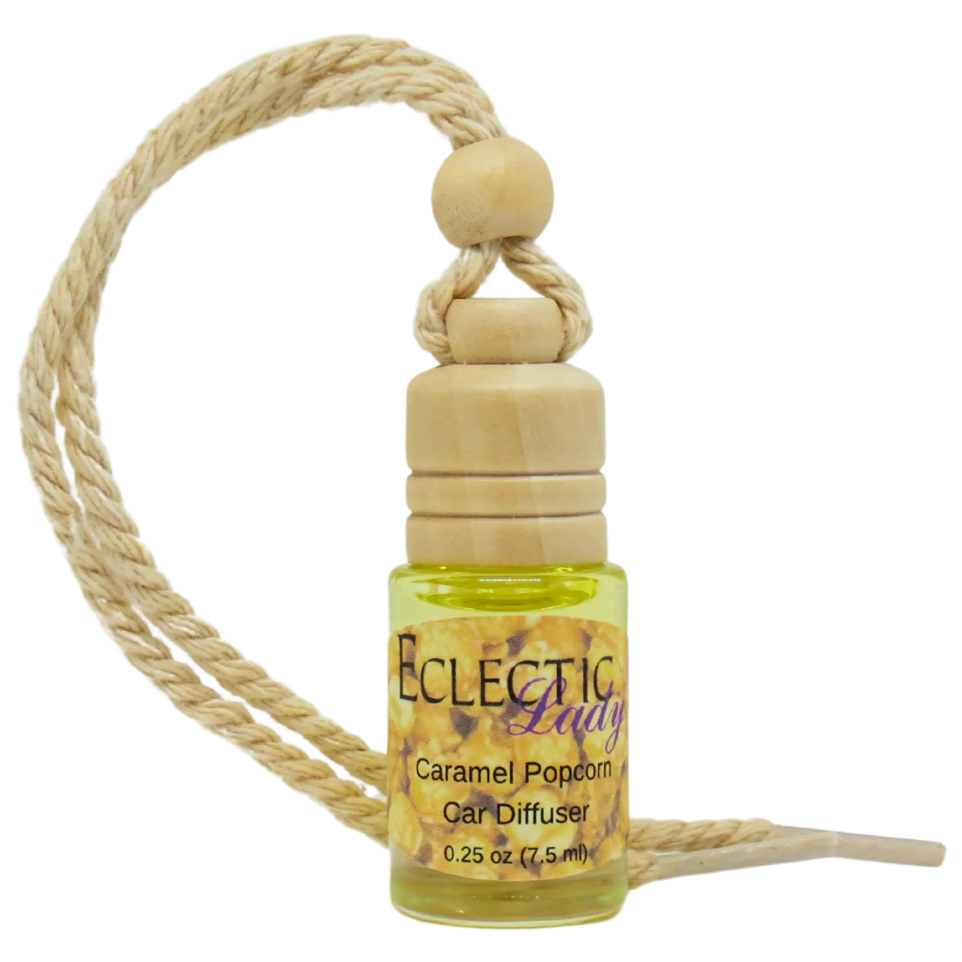 Caramel Popcorn Scented Car Diffuser, Air Freshener, Aromatherapy Diffuser, Premium Grade Fragrance Oil