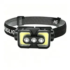 Skywolfeye Rechargeable LED Headlamp with Motion Sensor & Red Light, Super Bright 1000LM Induction Headlight, IPX6 Waterproof Hard Hat Light for Camping, Hiking, Running, Fishing, Gifts for Men Dad High Lumen Flashlight