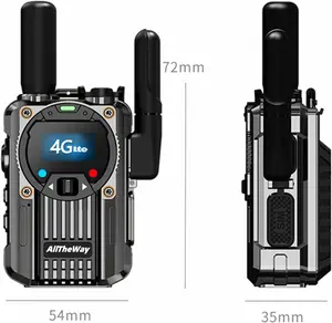 Global Walkie POC Radio with 1 Year SIM Card LongRangeNetwork 2 Way Radio 5000 Miles for Hiking andCamping3000mAh Battery Clear Audio LTE Signal DualPortableHam Radio Transceiver digital walky talky fun