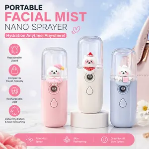 Portable Facial Steamer – Ultrasonic Nano Technology with Mirror