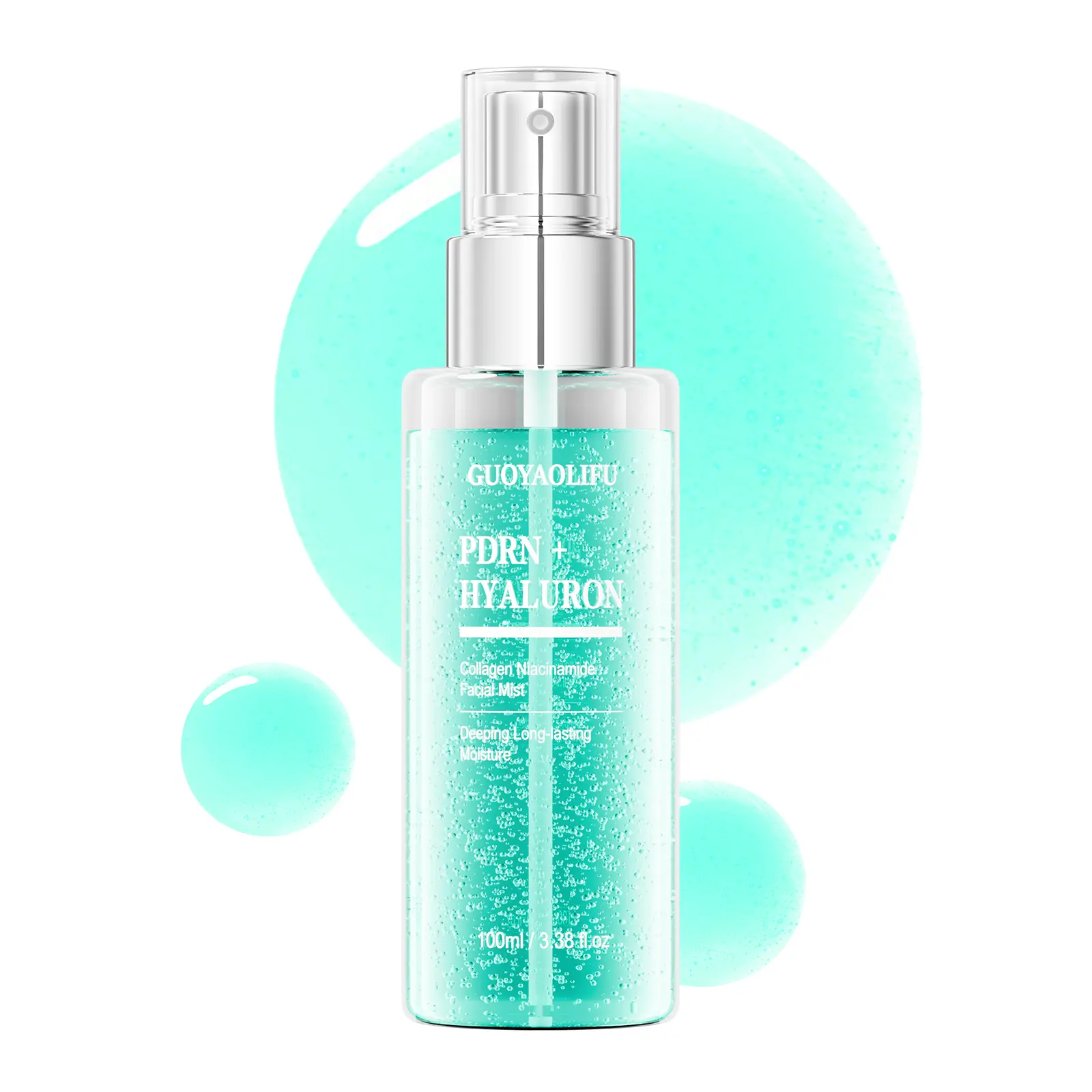 PDRN Hyaluronic Acid Moisturizing Spray, Collagen Moisturizing Spray, hydrates, moisturizes, and firms skin, suitable for all skin types, 3.38 fl oz.