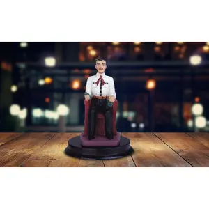 5"H Jesus Malverde Statue Angel of The Poor Sinaloa Religious Figurine Holy Figurine Religious Decoration