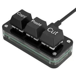 Keys Macro Programming Mini Keyboard for Photoshop Gaming Hotswap Programming Keypad Copy Paste Mini Button Macropad