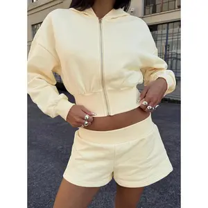 Daybreak Rib Waist Shorts Buttercream