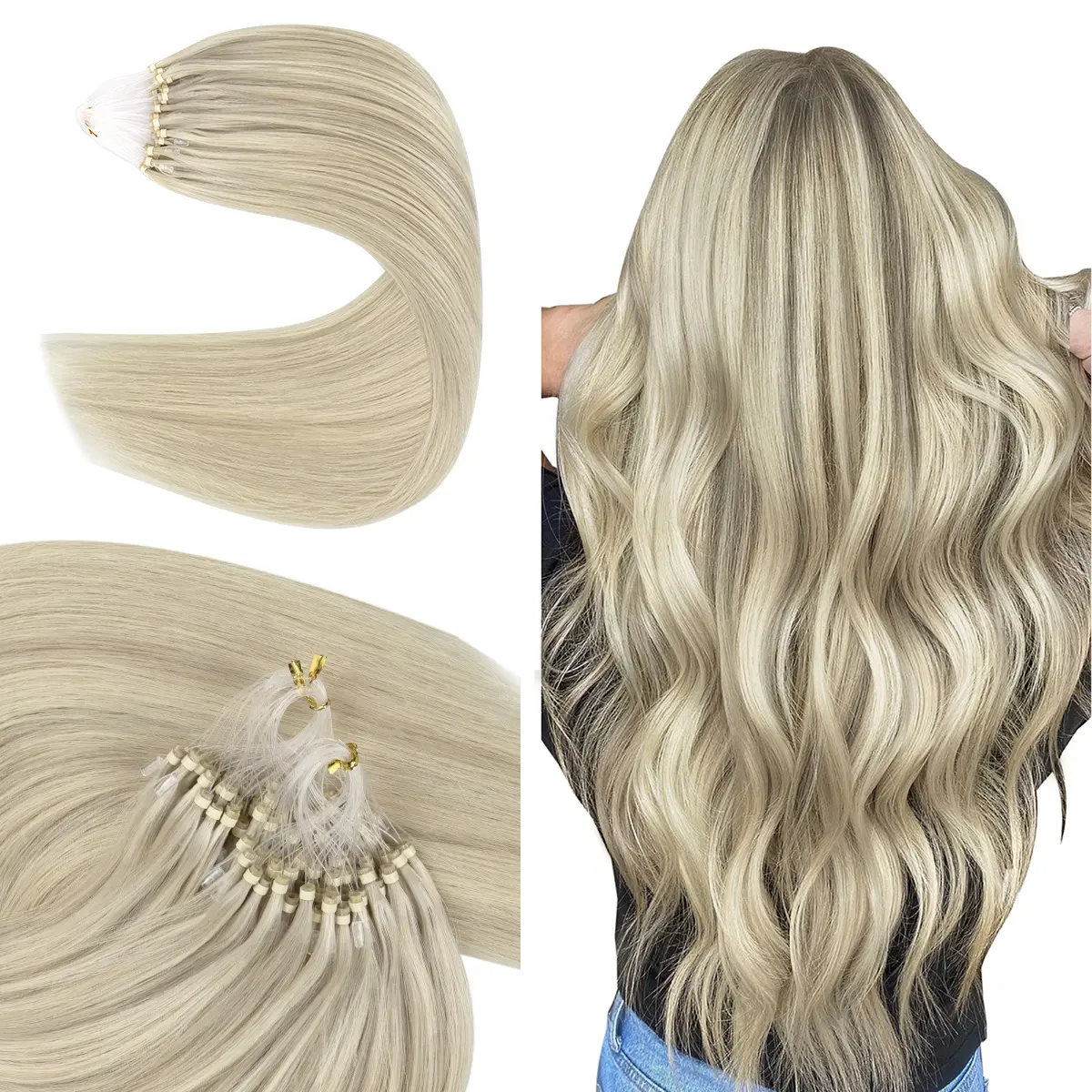 17A/60A-Ash Blonde Highlighted Platinum Blonde