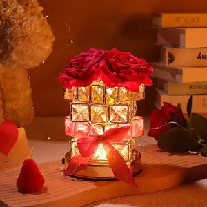 Rose Aroma-Therapy Diffuser & Magic Present Ambient Light Lamp