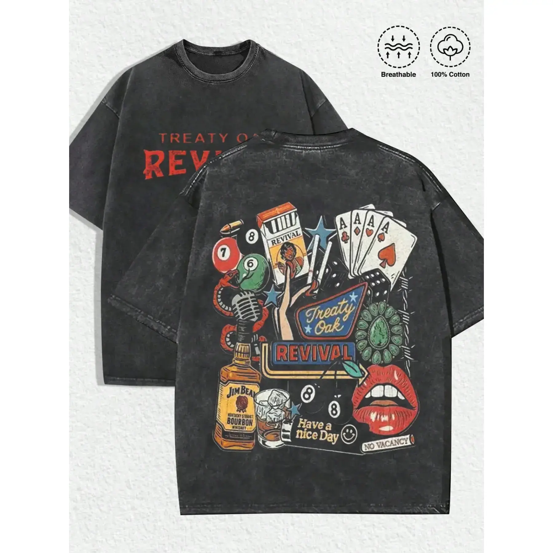 graphic-print cropped t-shirt - TikTok Shop