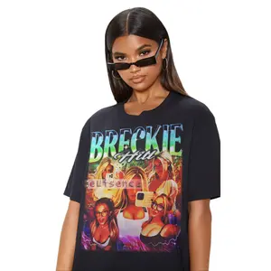Vintage Breckie Hill Shirt Homage Tees, Fan Tee Retro Styles, and Gifts Tshirt Clothing Cotton