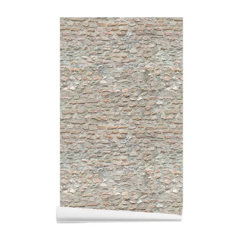 Realistic Stone Self-Adhesive Wallpaper, Waterproof PVC Renovation Stickers, Ideal for Room Design in Gravel Style