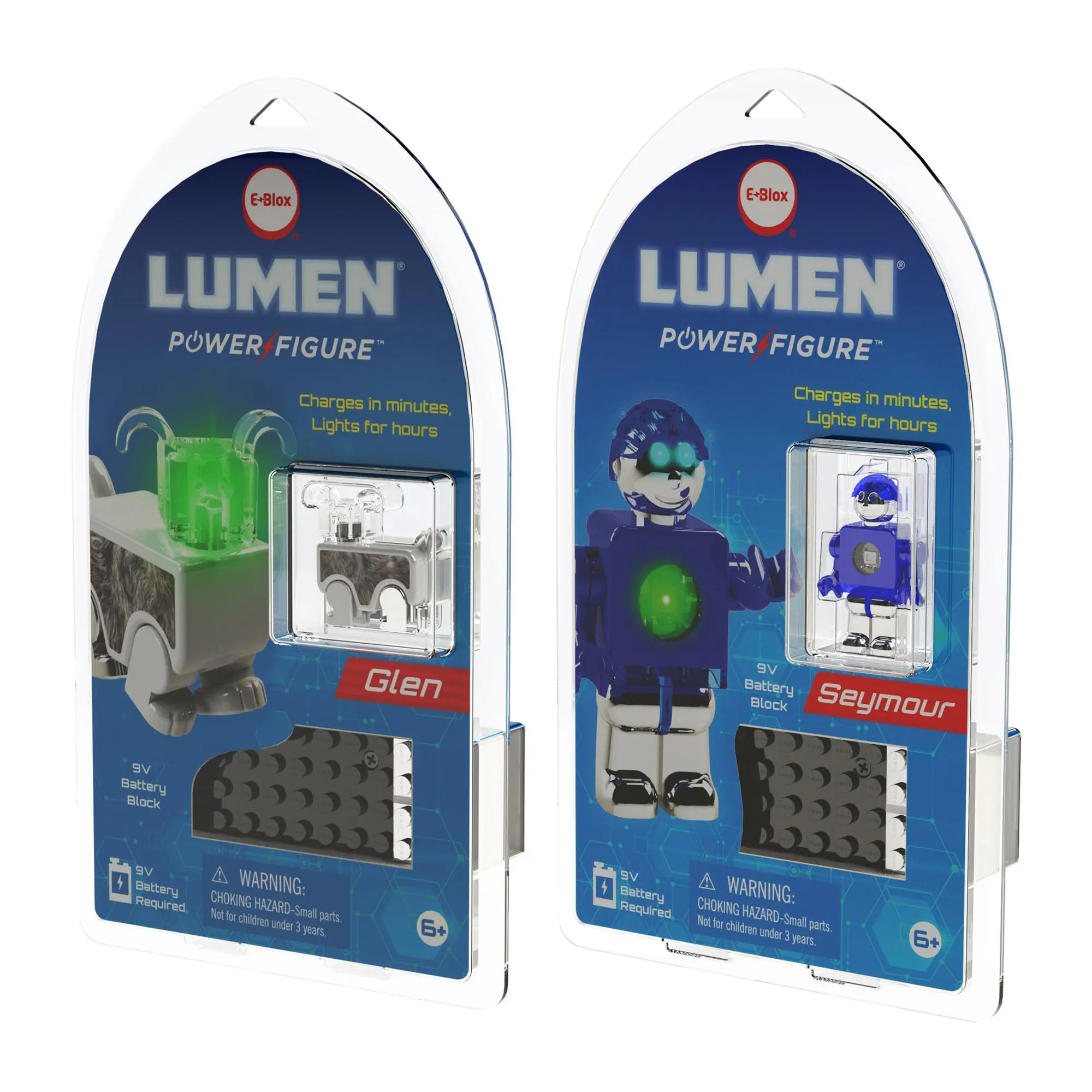 E-Blox Seymour & Glen Lumen Power Figure ComboSet