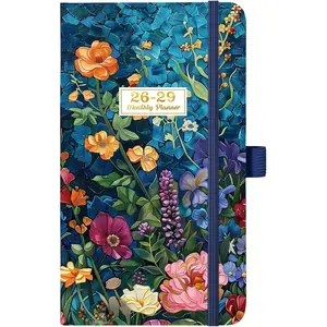 2026-2029 Pocket Planner/Calendar - 3 Year Monthly Planner 2026-2029, July 2026 - June 2029(36 Months), 6.3" x 3.7", Monthly Planners with Inner Pocket, Pen Holder & Elastic Closure - Colorful