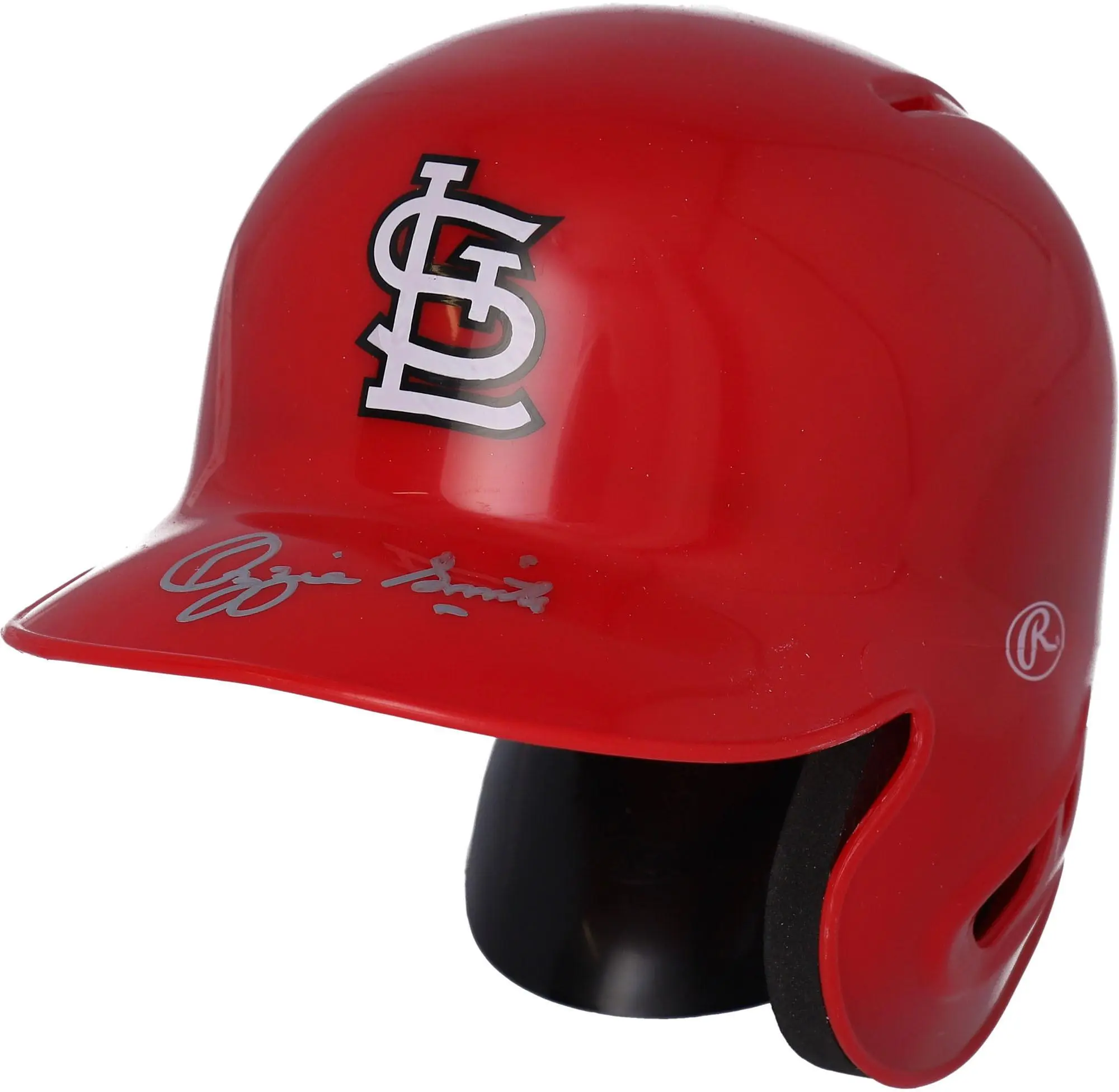 Ozzie Smith St. Louis Cardinals Autographed Mini Batting Helmet - Fanatics Authentic Certified