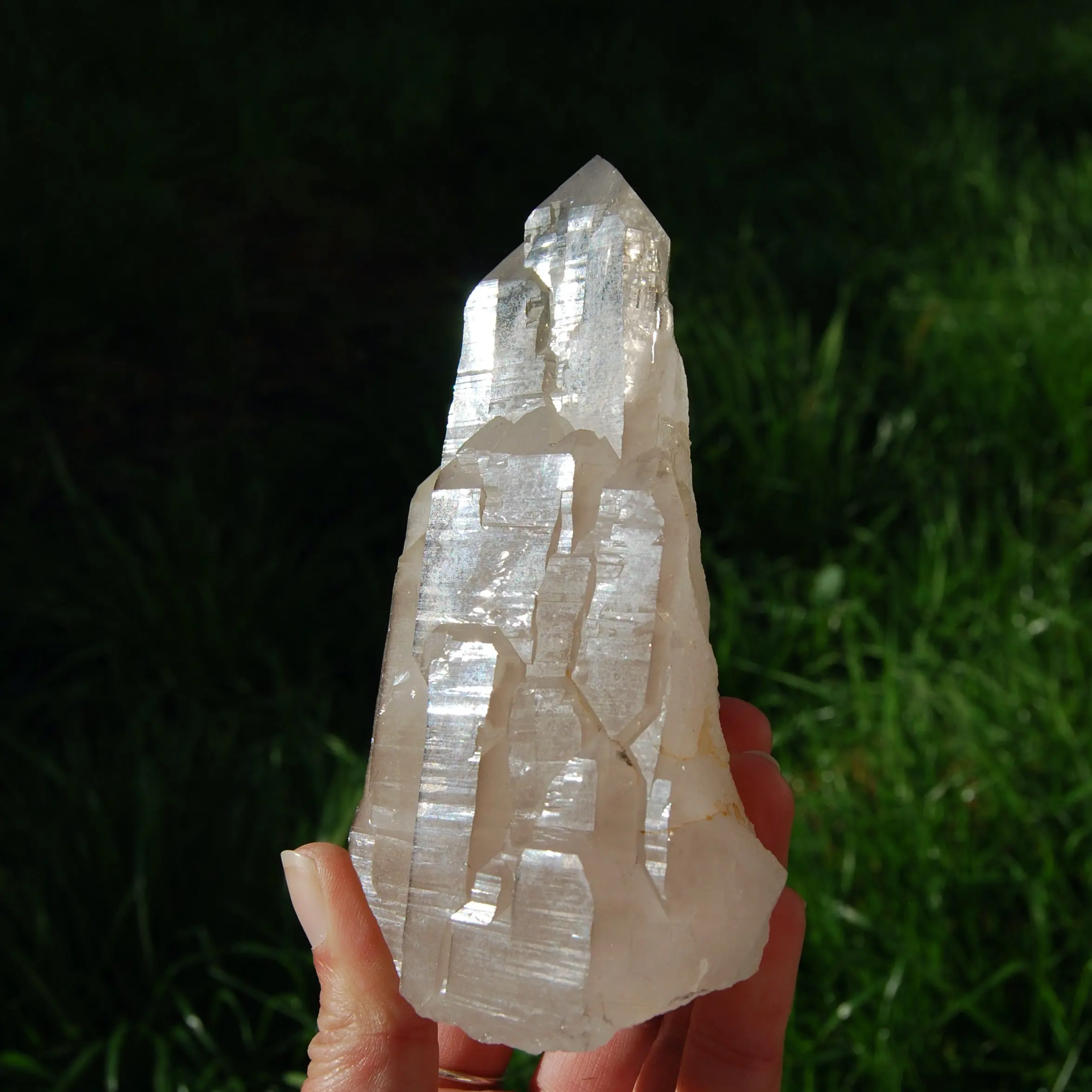 5.75in XL Himalayan Smoky Quartz Crystal Cathedral Record Keepers, Pakistan