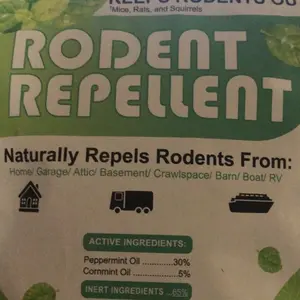 Peppermint Oil to Repel Mice and Rats, Mice Repellent for House, Rodent Repellent for Car Engines, Mouse Repellant, Mice Away (10 Pouches)