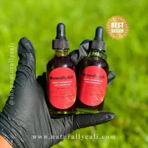 Naturally Cali Super Concentrated Hair Growth Oil Nettle + Mint Blend, Rosemary Oil, DHT Blocking