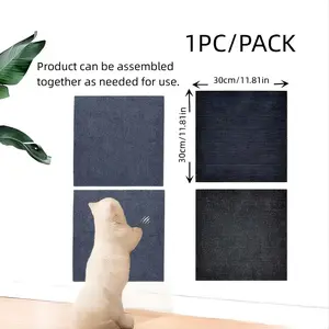 Self-Adhesive and Trimable Cat Scratching Pad, Furniture Protector, DIY Climbing Cat Scratch Sofa Cover, Pet Furniture Set, Suitable for Sofas and Walls