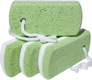 Pumice Stone for Feet 4 Pack: Callus Remover, Dead Skin Scraper, Exfoliator for Scrubber Use, Pedicure Tools, Cracked Heels Foot Care