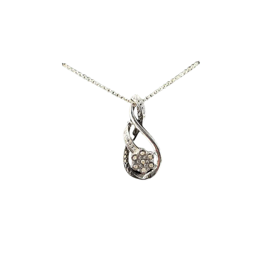 Infinite Grace Diamond Pendant Necklace
