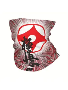 Kyokushin Karate Thin Bandana Neck Gaiter Wrap Scarf Headband Neck Cover Gaiter Mask