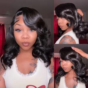 ISEE HAIR 250% Density Side Part Wear Go M-Cap 9x6 Body Wave Blow Out LayerCut Tiny Knots Prebleached Wig Unisex Adjustable Elastic Band Vacation Hair #Summervibe#ISEECrochetNewArrivals