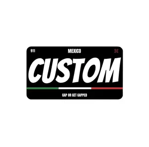 Magnetic Mexico License Plate Cover (CUSTOM TEXT)