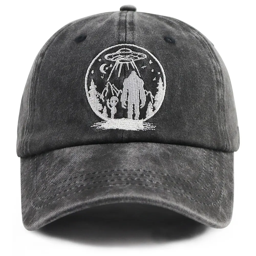Bigfoot Gifts for Men Women, Funny Bigfoot Baseball Cap, Forest Decor Sasquatch Hats, Mothers Fathers Christmas Birthday Gift for Dad Mom Husband Wife
