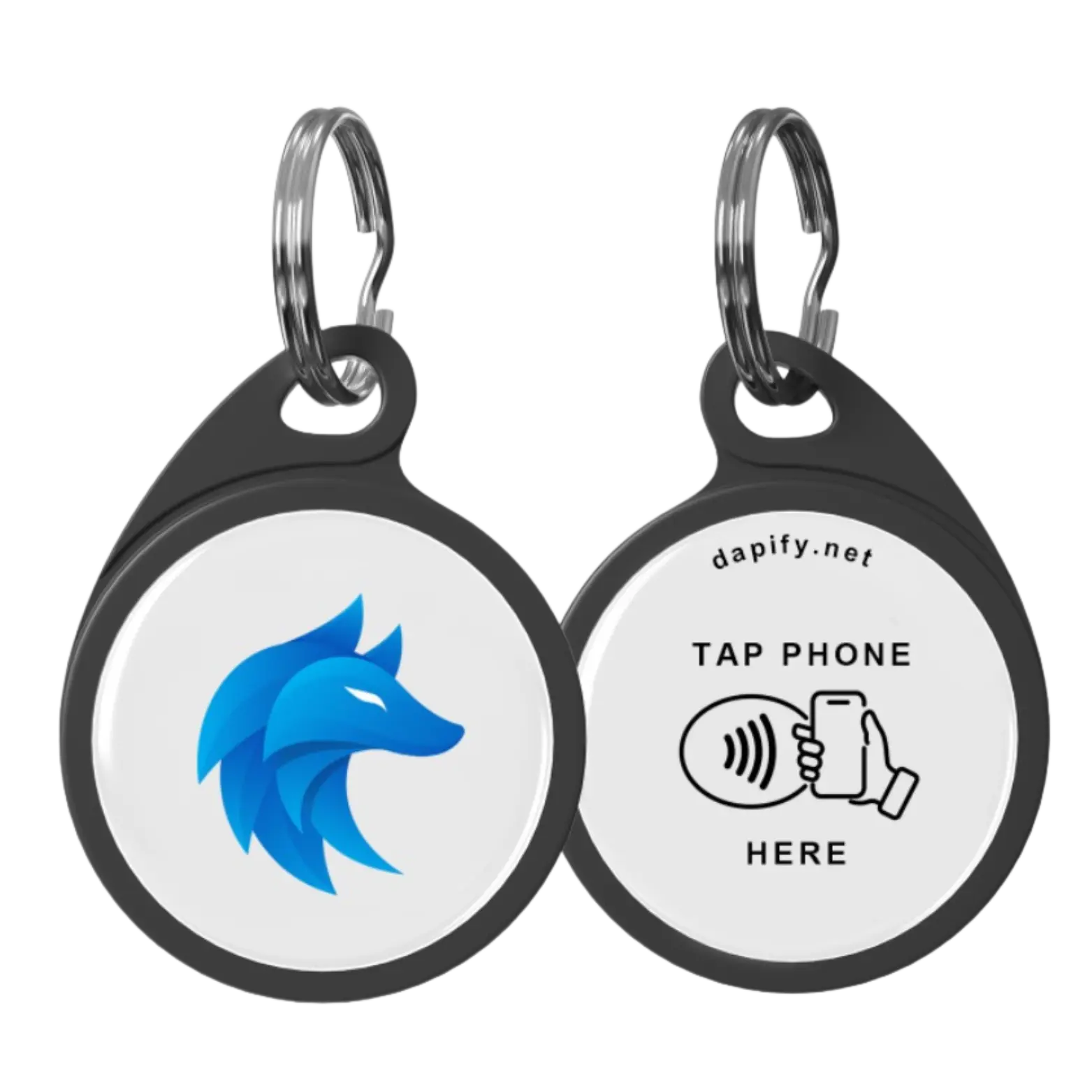 Dapify NFC Smart Tag for Pet ID Instant Pet Digital Profile Sharing Customizable for dogs & Cats