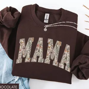 Mama Sweatshirt, Mama Sweater, Mama Floral Sweatshirt, Floral Mama, Cute Mom Sweatshirt, Trendy Mom Gift 7