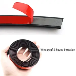 Universal 2m/4m V-Shape Rubber Seal Strip, Car Windshield Dashboard Sealing Decorative Gasket, Shockproof Soundproof Waterproof Gap Filler