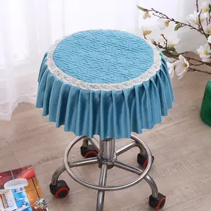 Round Chair Cover, bench, round stool cushion, seat cover, round stool cover, cushion cover, seat cover, makeup stool cover, home use, European style