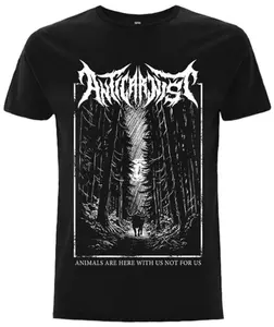 Dark Forest, Vegan t shirt, Vegan t-shirt, Vegan tshirt, Anticarnist, Vegan Clothing, Vegan Metal Shortsleeve Menswear