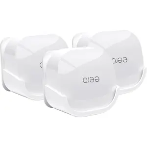 3Pack Wall Mount Holder for eero 6 Plus 6+ and eero 6 Router Mesh  System,Wall Mount Stand Bracket for eero 6 Plus and eero 6 tri-Band Mesh,Wall Bracket for eero 6+ Extender Router Wire Organizer