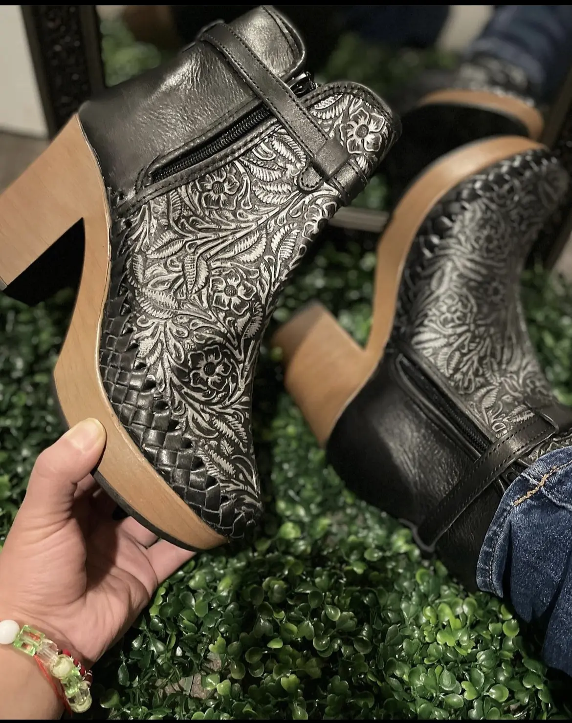 Leather Bootie