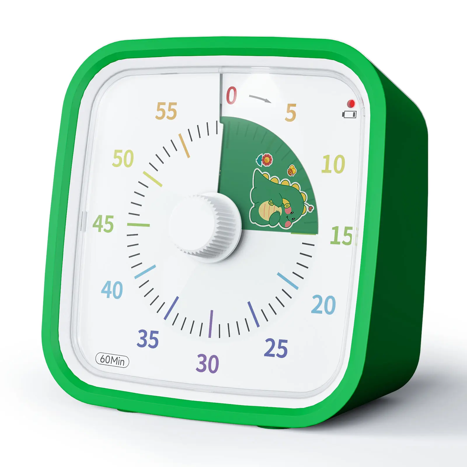 Yunbaoit Visual Electronic Timer with Protective Case, Digital Timer Display, Kitchen Timer Digital, 60 Minute Kitchen Countdown Tool for Kids and Adults, Silent Low Battery Reminder for Effective Time Management