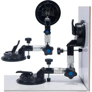 2PCS Right angel Stone Seamless Seam Setter with 6 inch Suction Cups,90 Degree Countertop Granite Tile Installation Tool for Stone Marble Slab Glass Joining and Leveling