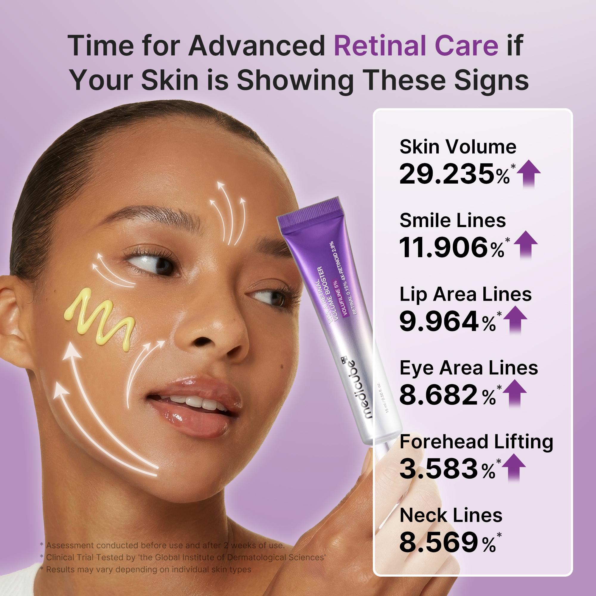 [NEW] [medicube] Vita A Retinal Volume Booster | Retinal + Volufiline + 4X-Retinoid + 4X Micro Boost | Anti-aging, Plumping | Care for Pores, Look of Fine Lines, Skin Elasticity & Firmness For Smoother, Firmer & Youthful-looking Skin  | Korean Skincare