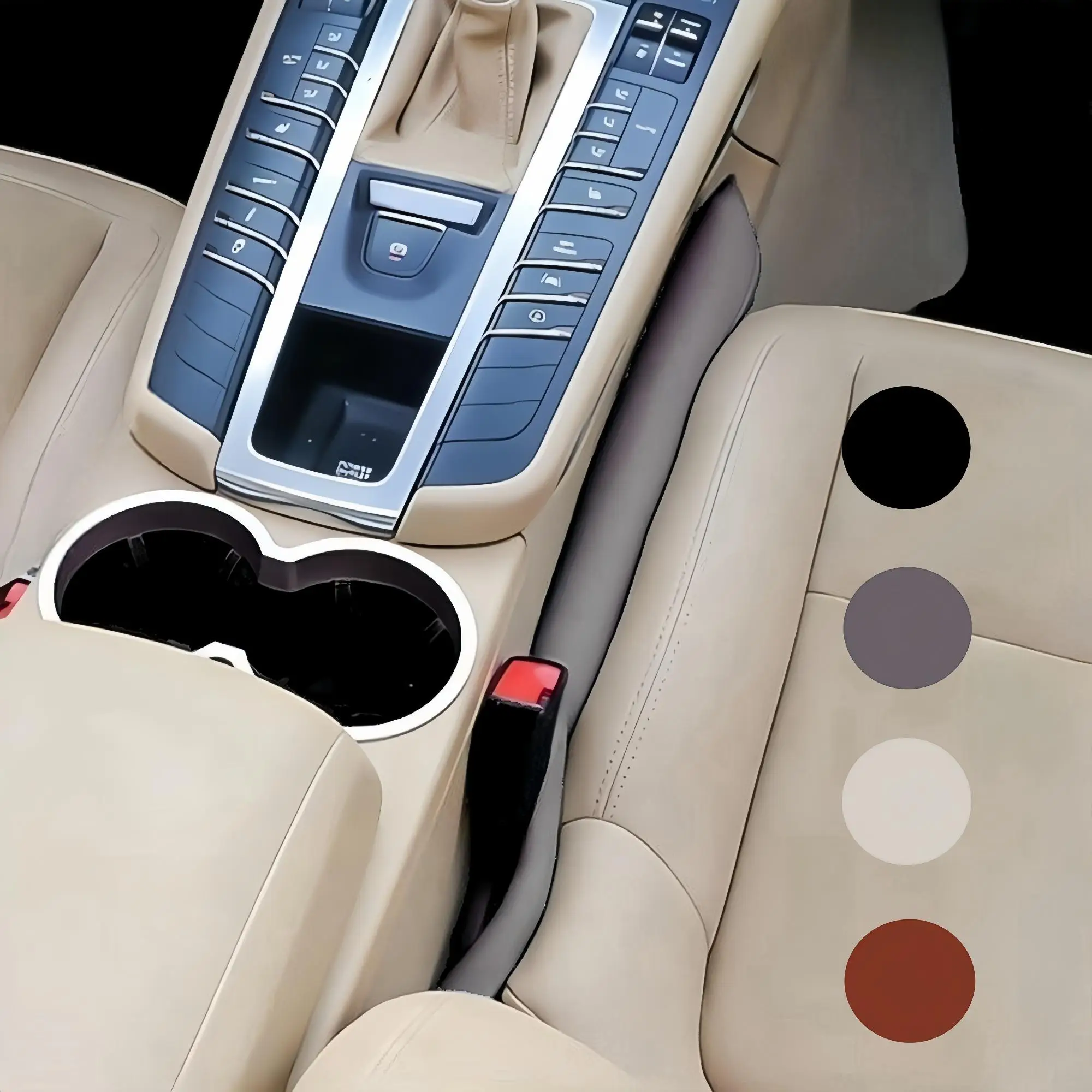 Car Seat Gap Filler, 1 Count Universal Car Padding, Automotive Side Seat Gap Filler for Stop Things Dropping