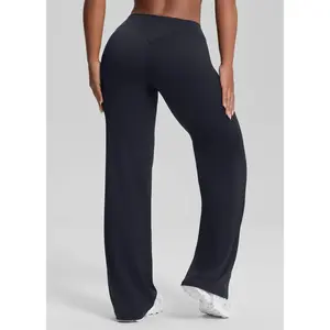 Straight Leg Flowy Stretchy Soft Sweat-Wicking Bottoms | Gym Girl Collection | Breathable, Womenswear