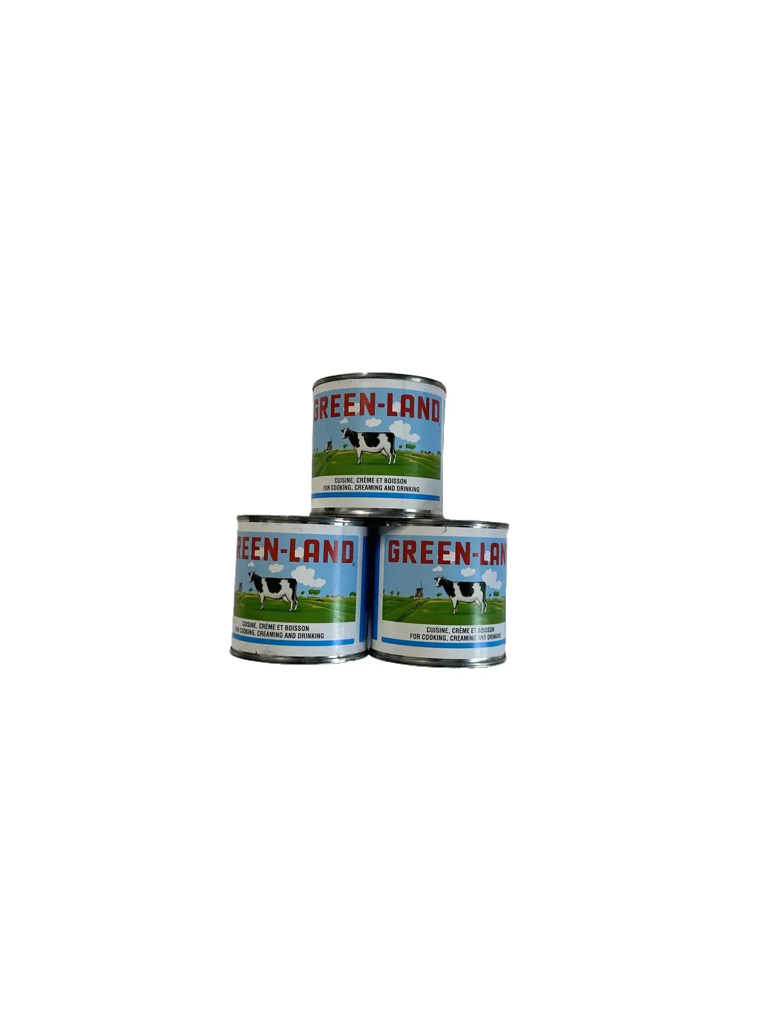 Green Land Creamy Palm Oil-Free, Saturated Fat Free UHT Evaporated Milk, 160 ml - 3 Pack, Saturated Fat Free Uht Milk