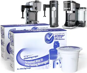 12-Pack ing Pods Compatible with Ninja Single-Serve Coffee Machines - DualBrew, DualBrew Pro, and PB051 Compatible - Removes Stains,  and