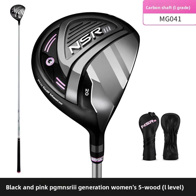 [Black and Pink] No. 5 Wood 20° Level L