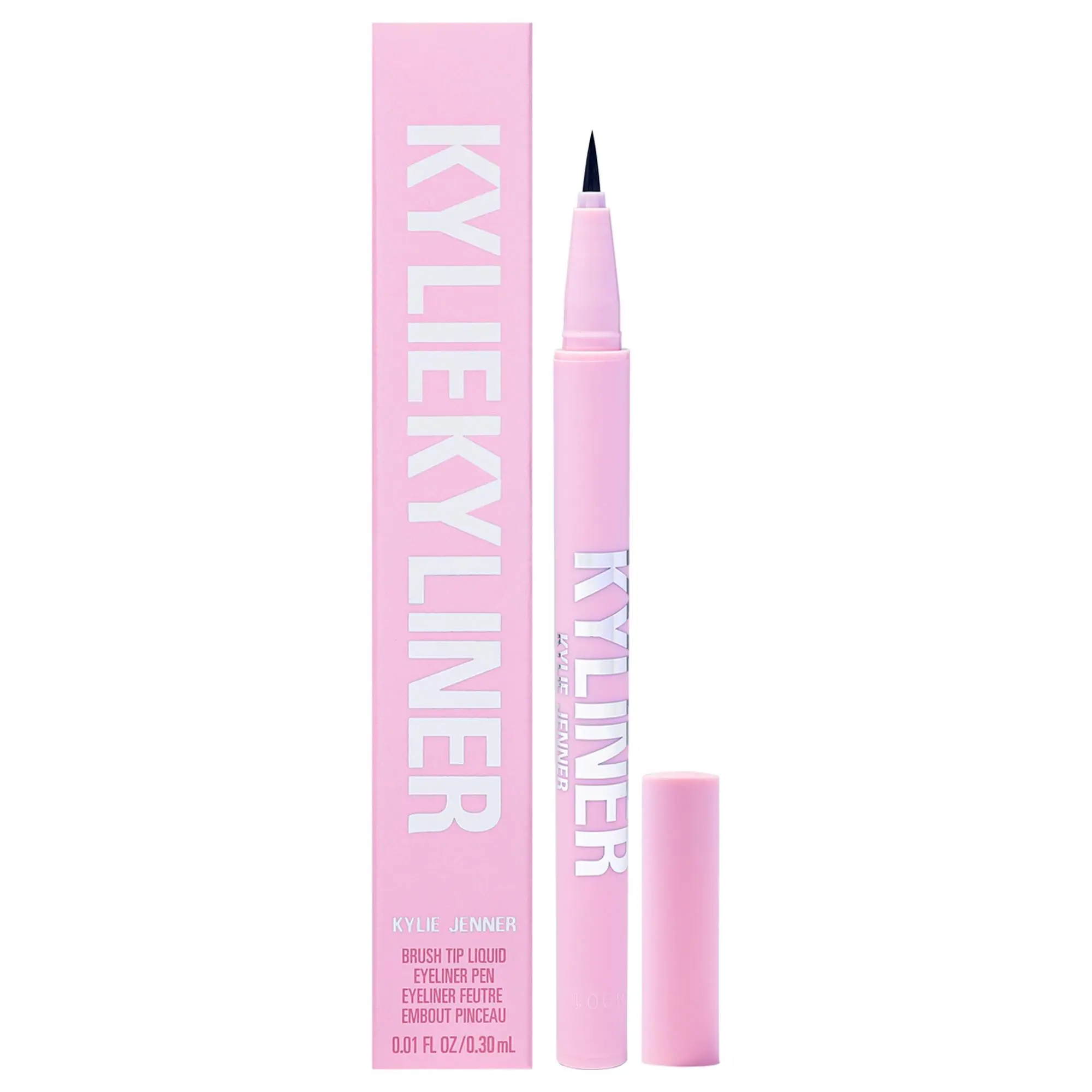 Kyliner Brush Tip Liquid Eyeliner Pen - 001 Black by Kylie Cosmetics for Women - 0.01 oz Eyeliner