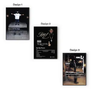 [Sale Up To 40%] [Unframe] Big L Album Posters, Classic East Coast Hip Hop Wall Art, 90s Boom Bap Rap Aesthetic Decor, Vintage Album Cover Artwork, Gift for Fans