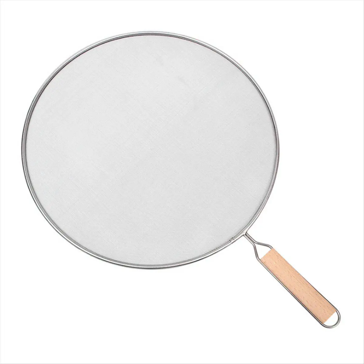 Stainless Steel Oil Splatter Guard for Fry Cooking, 21cm Kitchen Utensils Oil Protection Mesh Screen Pan Splash Cover