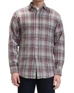 (LAST IN STOCK) Handset Studded Flannel Shirt