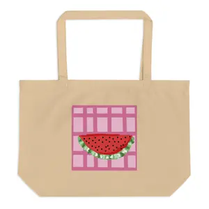 Large WaterMelon Cute Pink Tote Bag